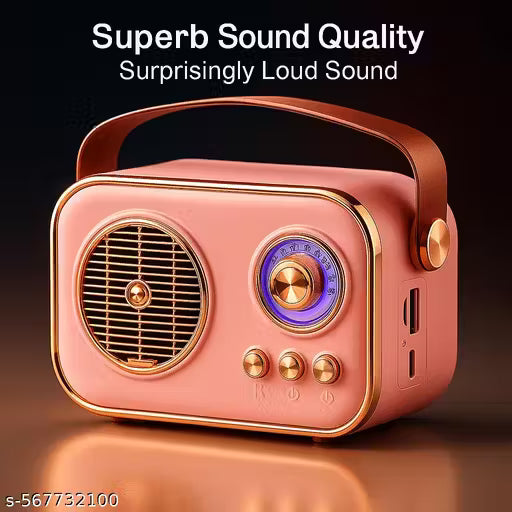 Bluetooth Speaker with Crystal Clear Stereo Sound Rich Bass