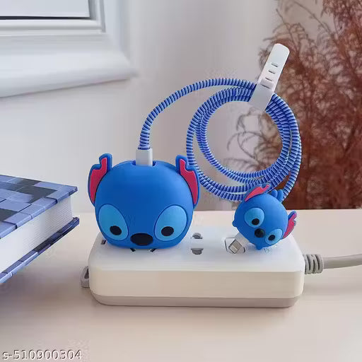 iPhone 18W 20W Charger Silicone Cover | Funny 3D Cartoon Case for Apple Adapter + Cable ( Charger not included)