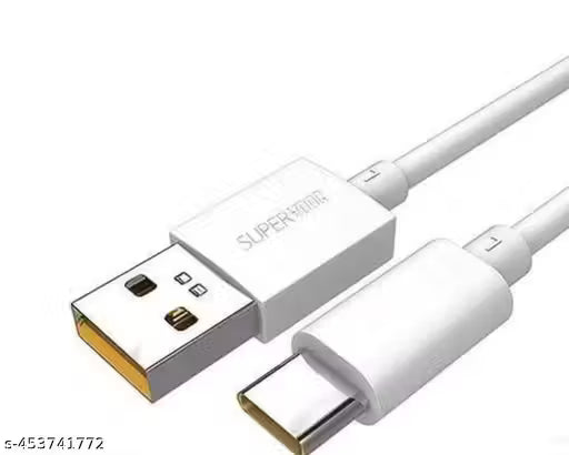 USB Type C Cable 6.5 A 1 m original 65W/6.5A Superdart, Warp, Dash, Vooc, Superdart Fast Charger Cable (Compatible with Phone, Red, One Cable)