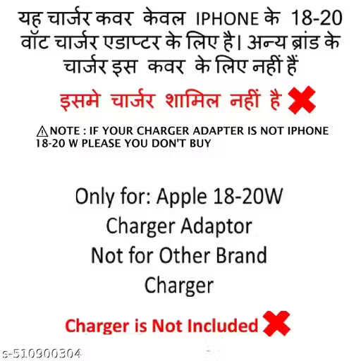 iPhone 18W 20W Charger Silicone Cover | Funny 3D Cartoon Case for Apple Adapter + Cable ( Charger not included)