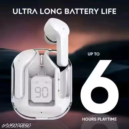 Ultrapod Earpod True Wireless Bluetooth Headphone, TWS earphone, earphone, Best Quality Wireless Bluetooth Headphones & Earphones, 36 Hrs Playtime, 10mm HD Drivers, Sweat Proof